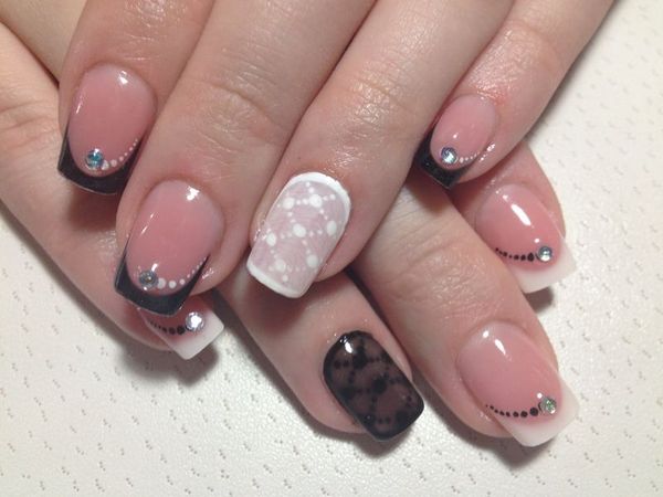 biały manicure biały manicure