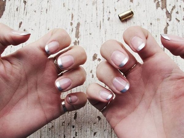 biały francuski manicure biały manicure