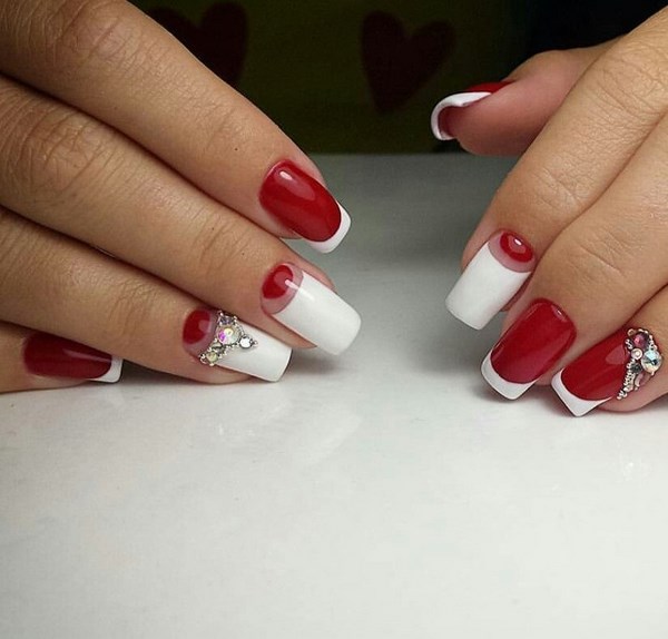 biały francuski manicure biały francuski manicure