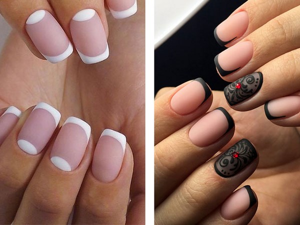 biały francuski manicure biały francuski manicure
