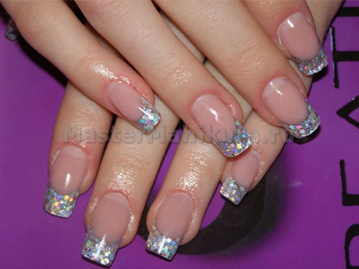 biały manicure biały manicure