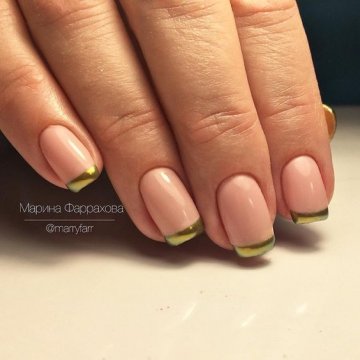 френски маникюр 2019-2020 красива френска снимка 2019-2020