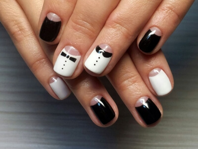 biały manicure biały manicure