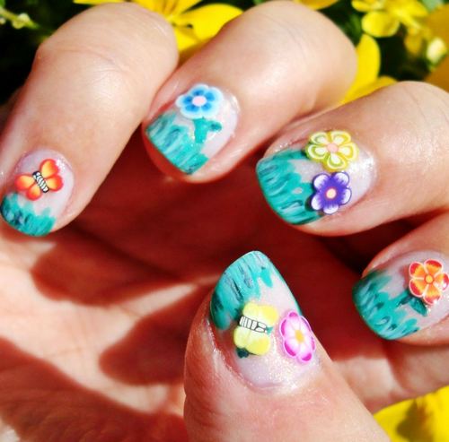 jak zrobić manicure za pomocą fimo fimo na paznokcie