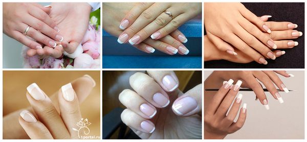 biały manicure biały manicure