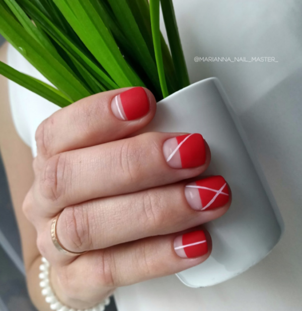 biały manicure biały manicure