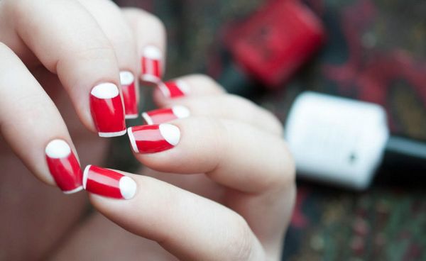biały manicure biały manicure