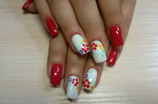biały szelak do manicure biały manicure