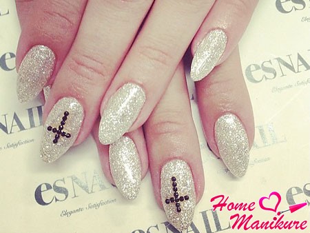 rodzaje manicure fajny manicure krzyż paznokcie projekt dżetów zdjęcie wideo