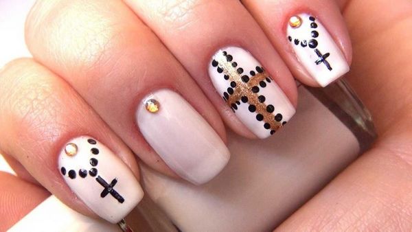 biały manicure biały manicure