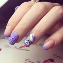 biały manicure biały manicure