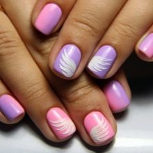 biały manicure biały manicure