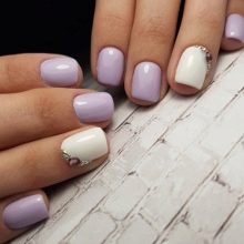 biały manicure biały manicure