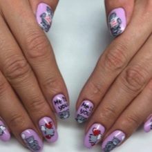 biały manicure biały manicure