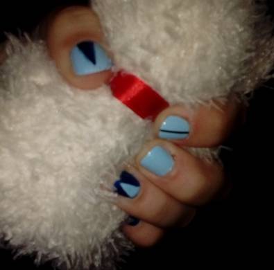 turkusowy manicure turkusowy manicure