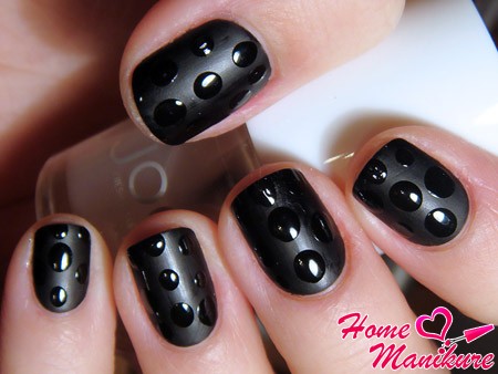 Manicure Krople wody Rain Nail Design Photo Manicure Krople wody Rain Nail Design Photo