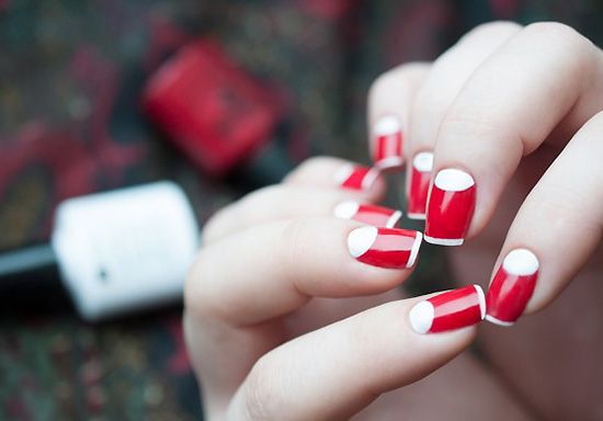 biały manicure biały manicure