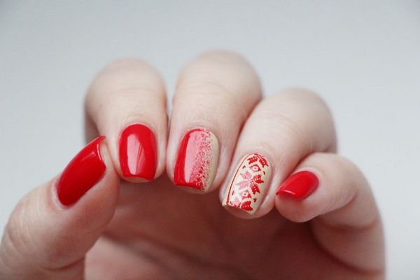 biały manicure biały manicure