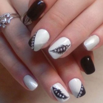 biały manicure biały manicure