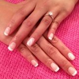 biały manicure biały manicure