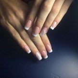 biały manicure biały manicure