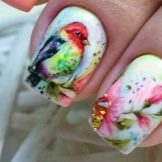 biały manicure biały manicure