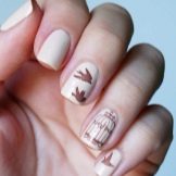 biały manicure biały manicure