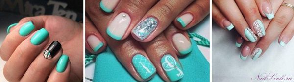 turkusowy manicure turkusowy manicure