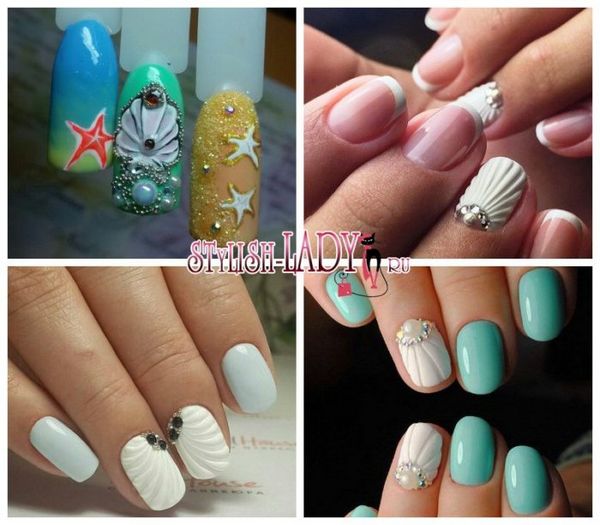 manicure muszla do manicure na paznokciach