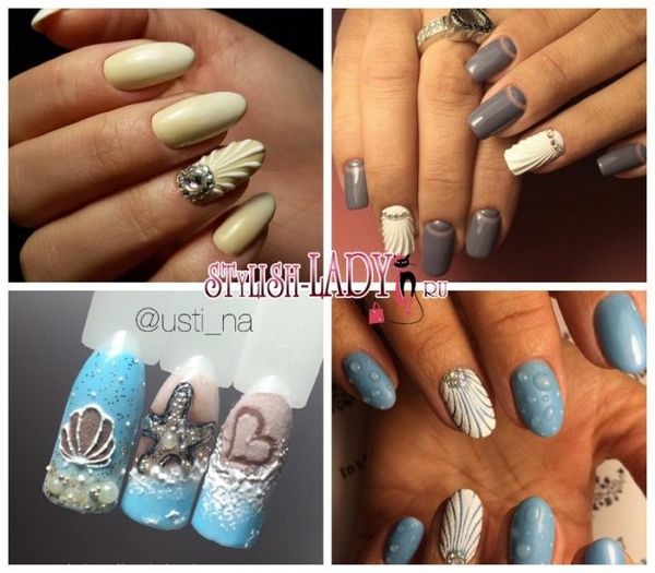 manicure muszla do manicure na paznokciach
