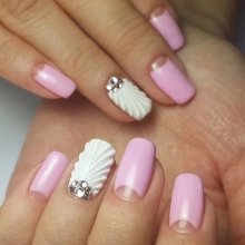 biały manicure biały manicure