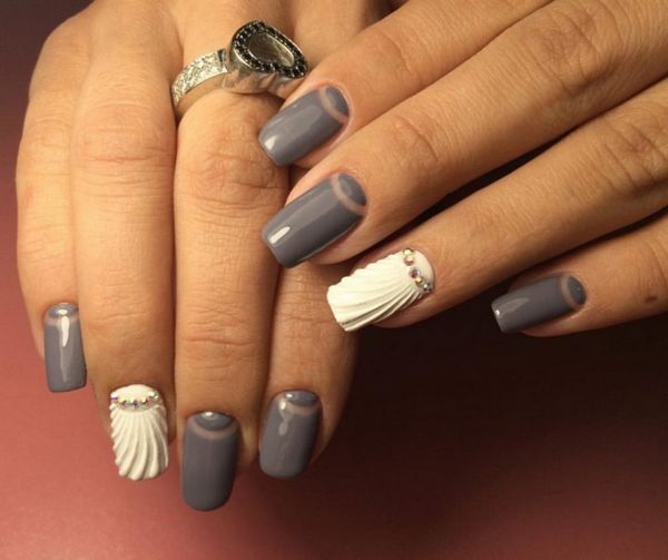 biały manicure biały manicure