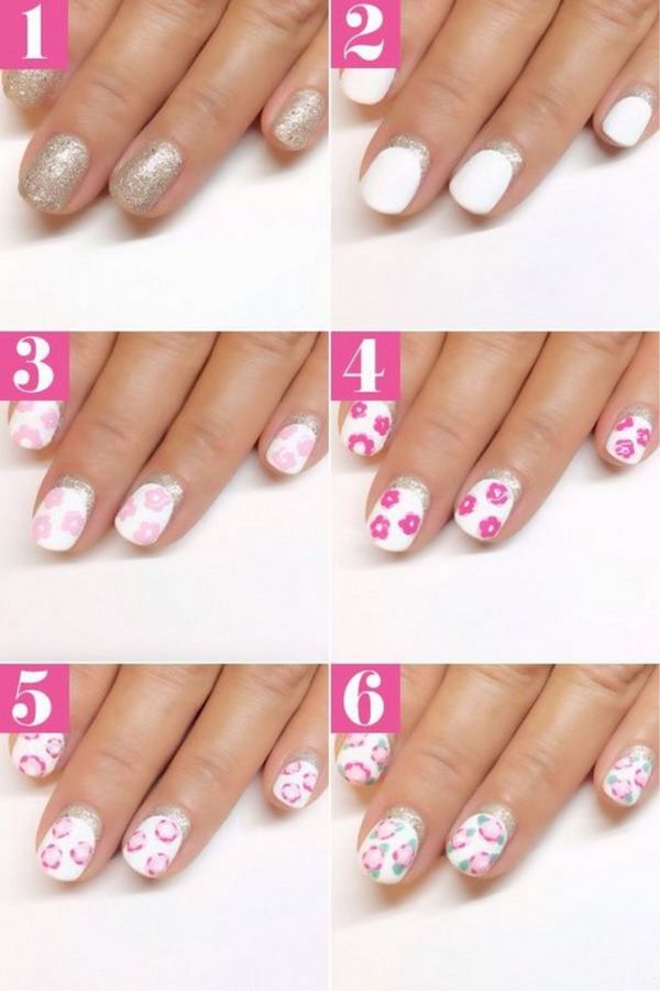 biały manicure biały manicure