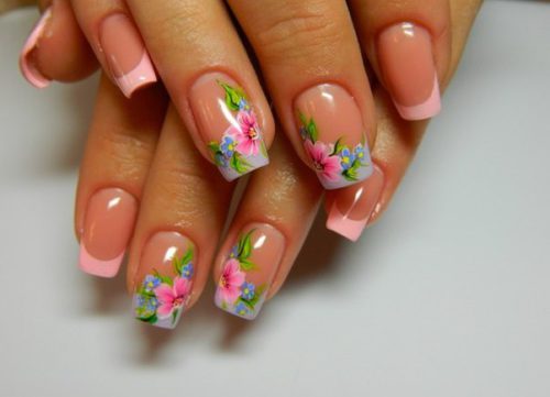 manicure pod białą sukienką biały manicure