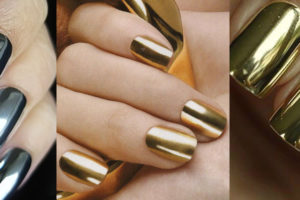 manicure pod białą sukienką biały manicure