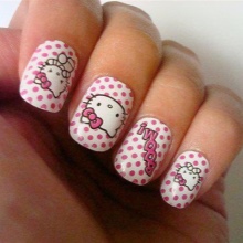 biały manicure biały manicure