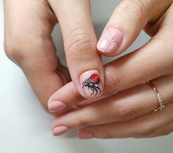 manicure czarno-biały manicure czarno-biały