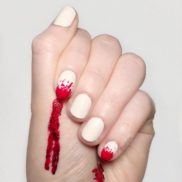 biały manicure biały manicure