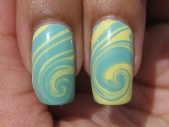 turkusowy manicure turkusowy manicure