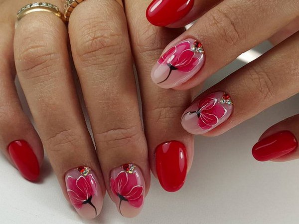 biały manicure biały manicure