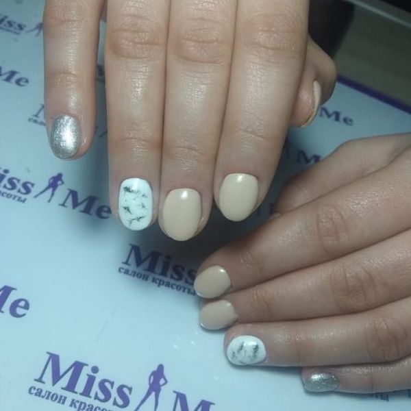 biały manicure biały manicure