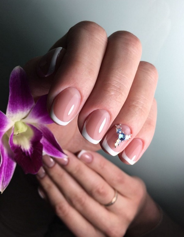 białe paznokcie manicure białe paznokcie manicure