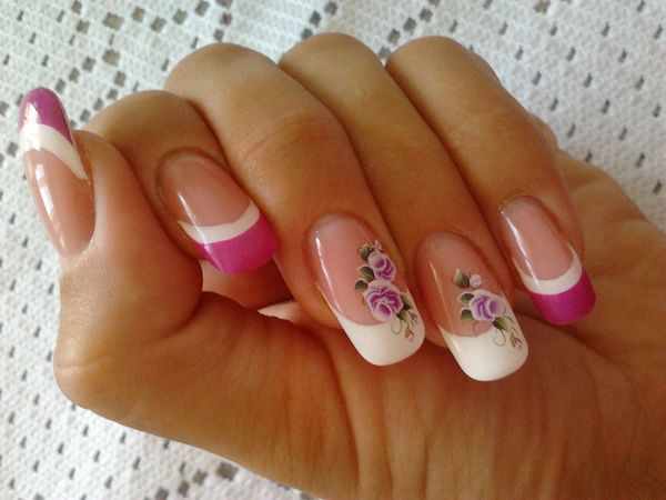 biały manicure biały manicure