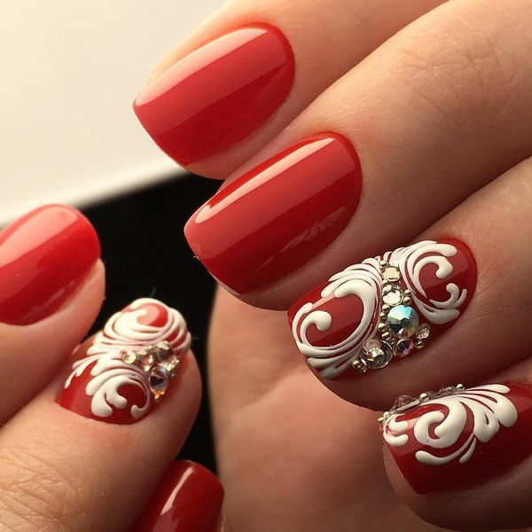 biały manicure biały manicure