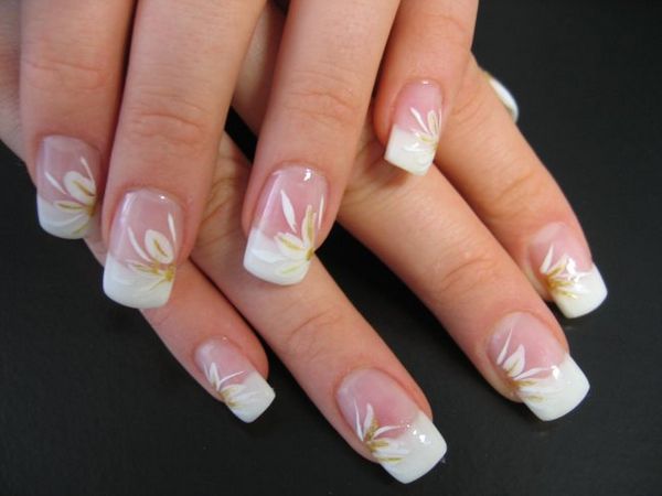 biały manicure biały manicure