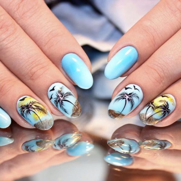 biały manicure manicure z białego złota