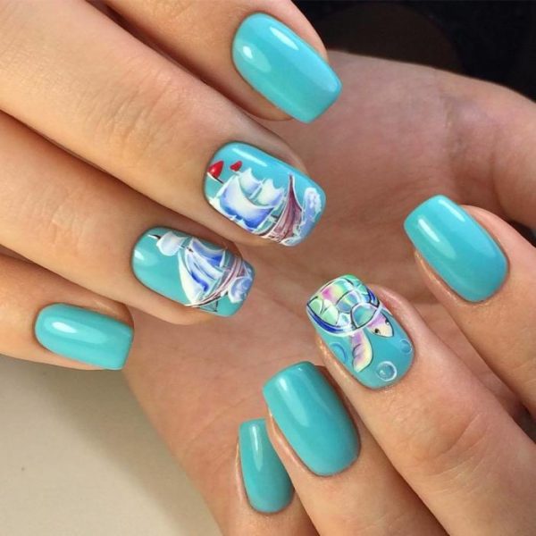 manicure z białego złota biały manicure