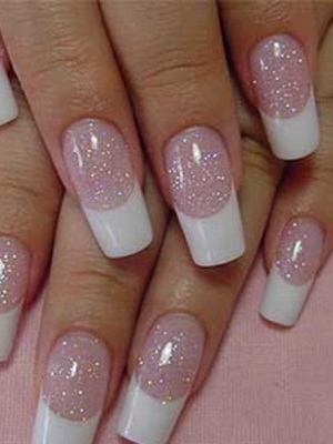 biały manicure biały manicure
