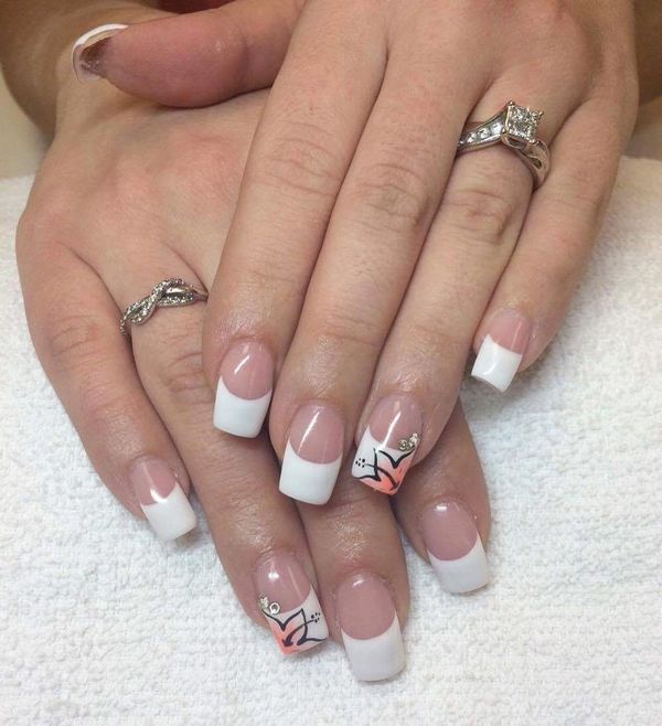białe paznokcie manicure biały manicure