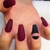 manicure matowy manicure matowy